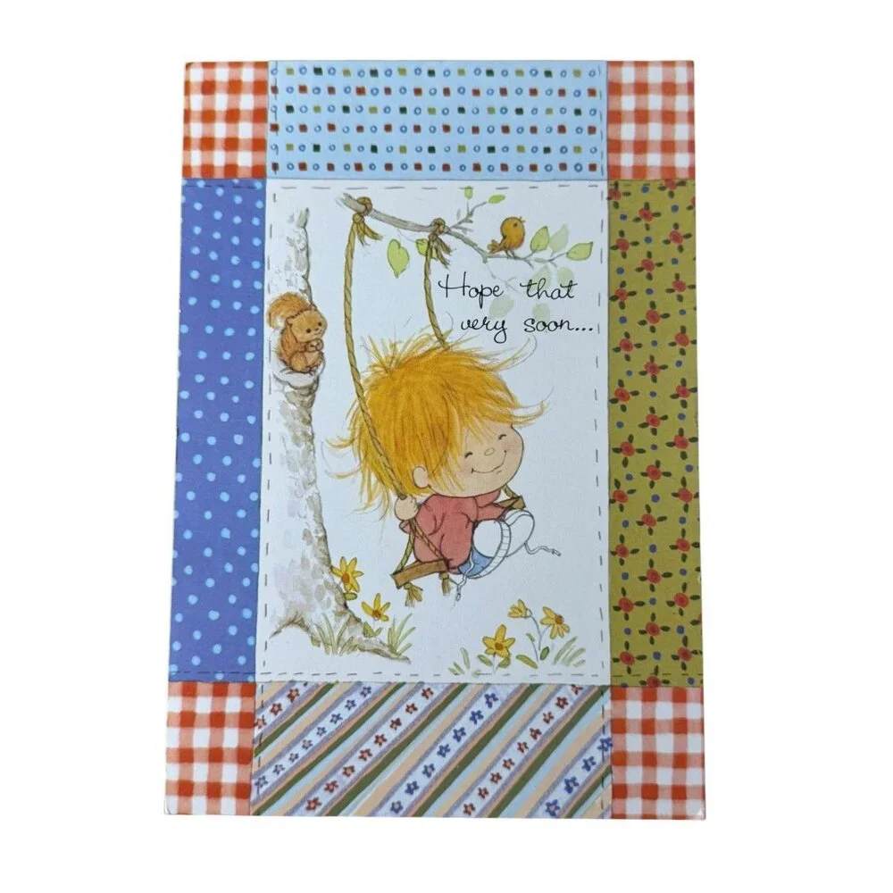 Drawing Board Vintage Card Hope Get Well Soon‎ Susanna Leigh USA Made